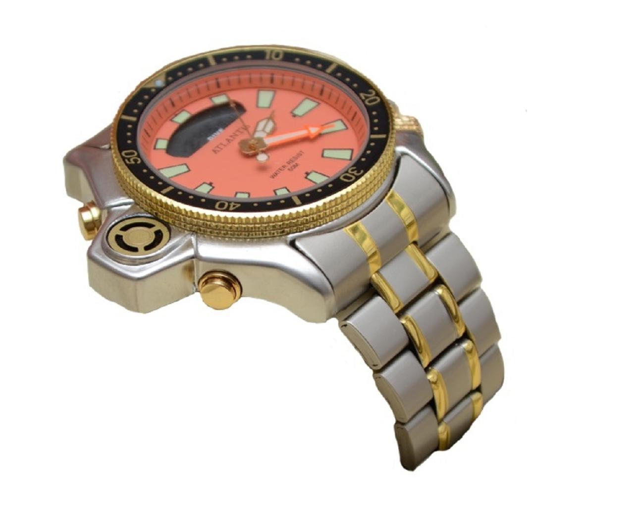 Miniatura Relógio Masculino Atlantis Sports Mr18012T Laranja
