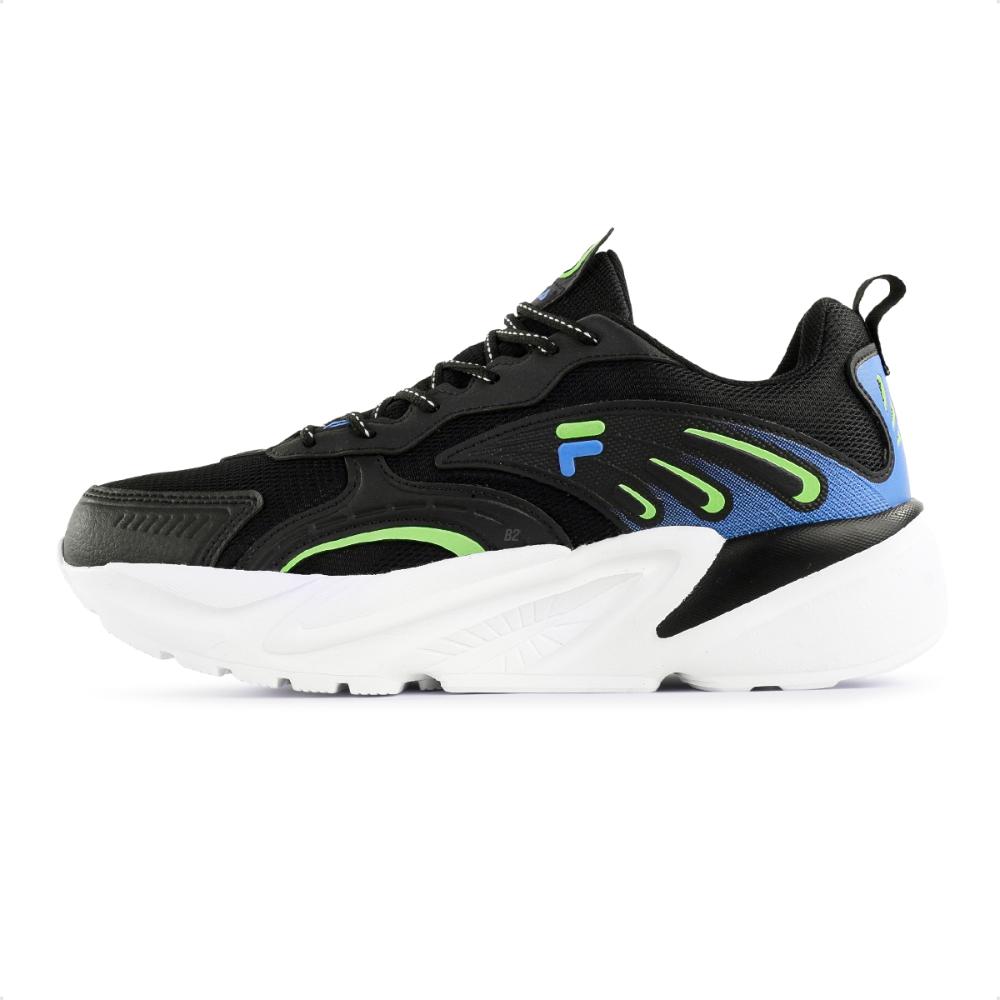 Miniatura Tênis Fila Street Fit 2 Masculino Preto / Azul - 39