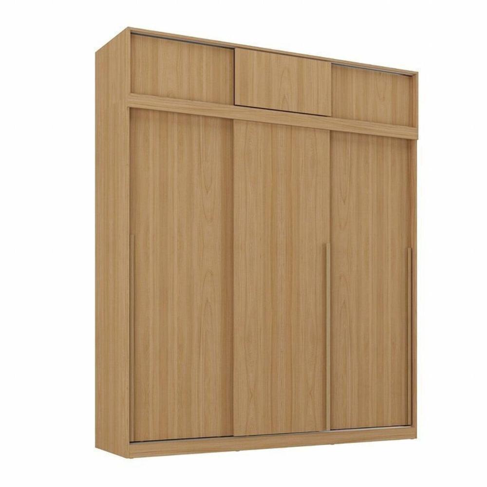 Miniatura Guarda-roupa Modular 2 Peças 6 Portas de Correr Jade Cabecasa Madeiramadeira Avelã