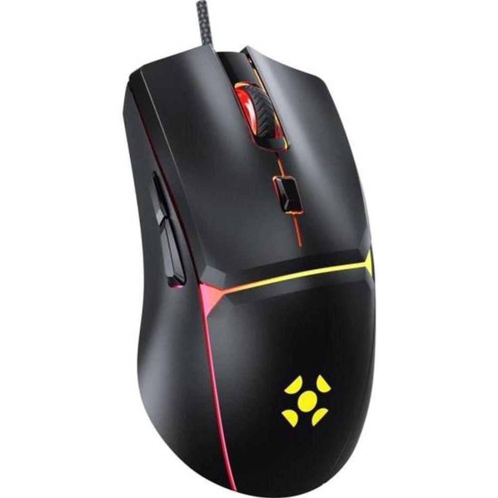 Miniatura Mouse Gamer Fortrek Crusader 12800dpi Preto