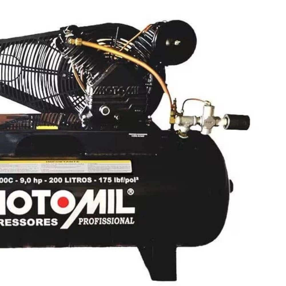 Miniatura Compressor Ar Sem Motor CMAV Gasolina 20 Pés 200l MOTOMIL