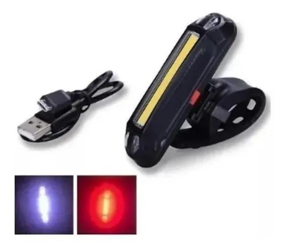 Sinalizador Bike Bicicleta Usb Recarregável