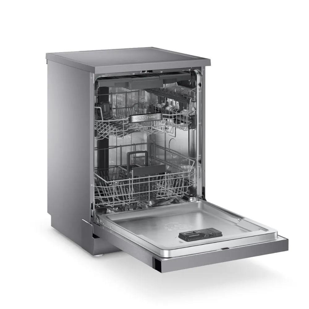 Miniatura Lava Louças Brastemp 15 Serviços Inox Smart Sensor BLF61AR 220V