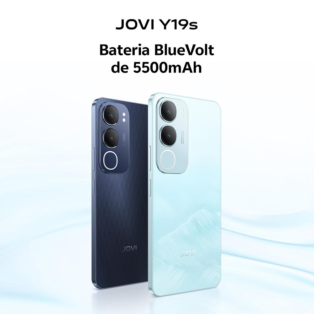 Miniatura Smartphone Jovi Y19s 256gb, 4+4gb Ram Turbo, Câmera 50mp, Bateria 5500mah, Carregamento 15w, Tela 90hz Azul