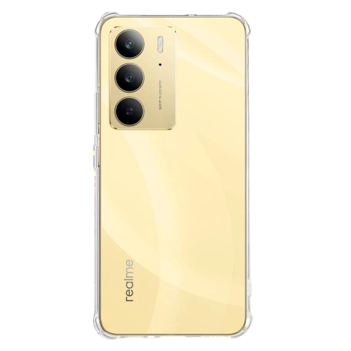 Miniatura Capa Transparente + Película Vidro Compatível Com Realme C75