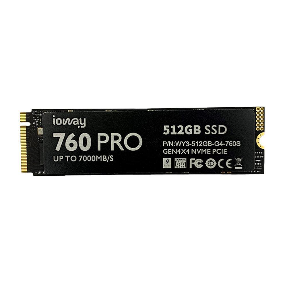 Miniatura Ssd 512Gb M.2 Nvme Pcie Gen4 7000Mb/S Ioway Pro