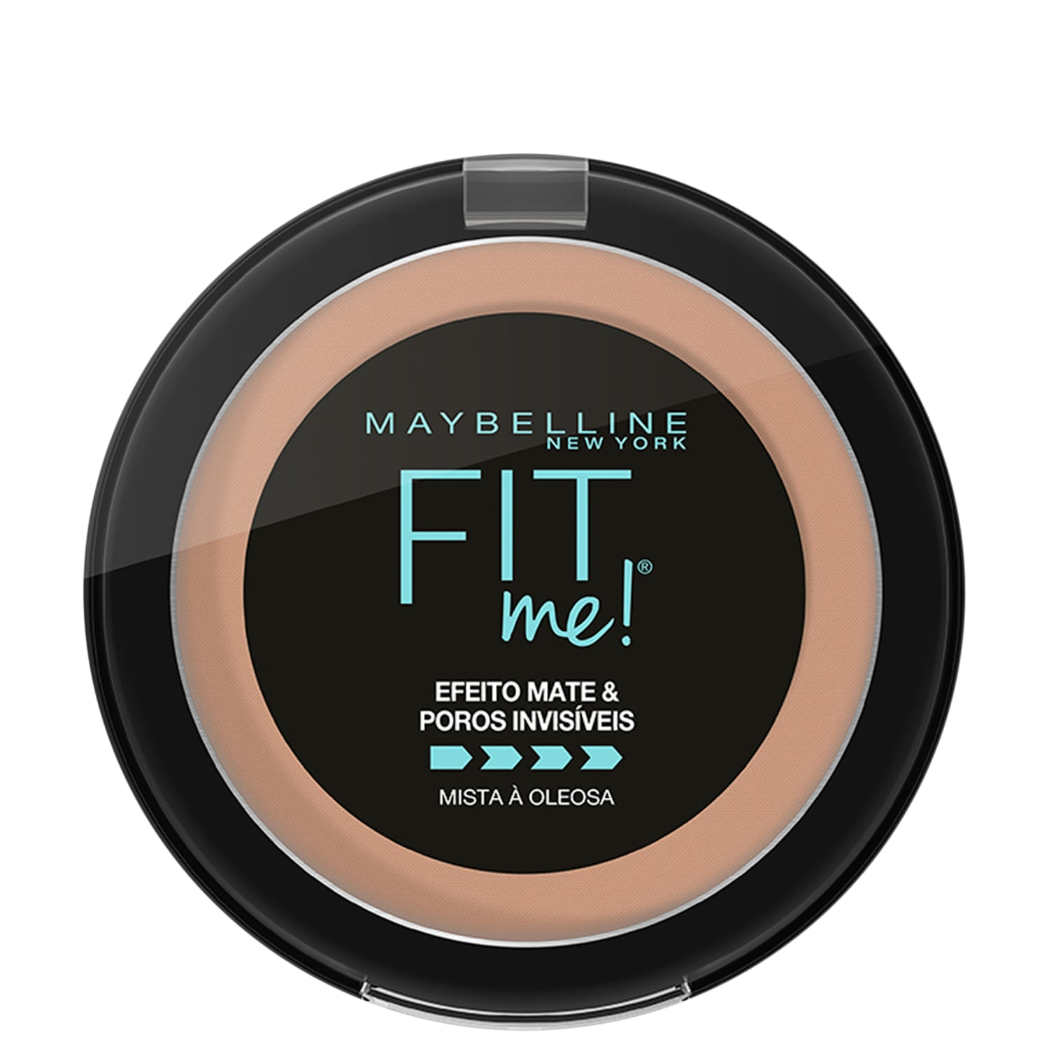 Miniatura Maybelline Fit Me! R05 Médio Rosado - Pó Compacto Matte 10g