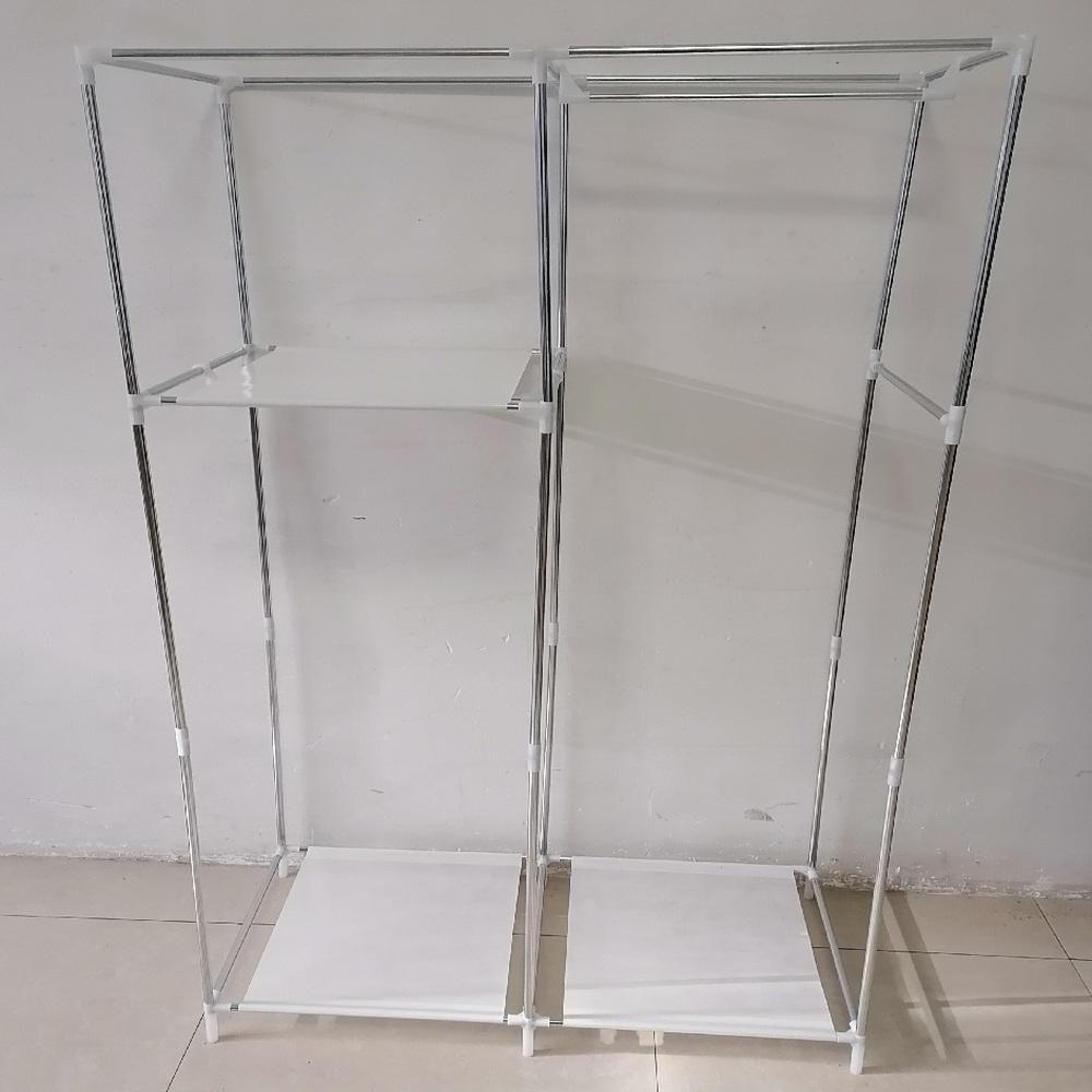 Guarda Roupa Cabideiro Portatil Sapateira Organizadora Multiuso Quarto Closet Camping Praia Roxo