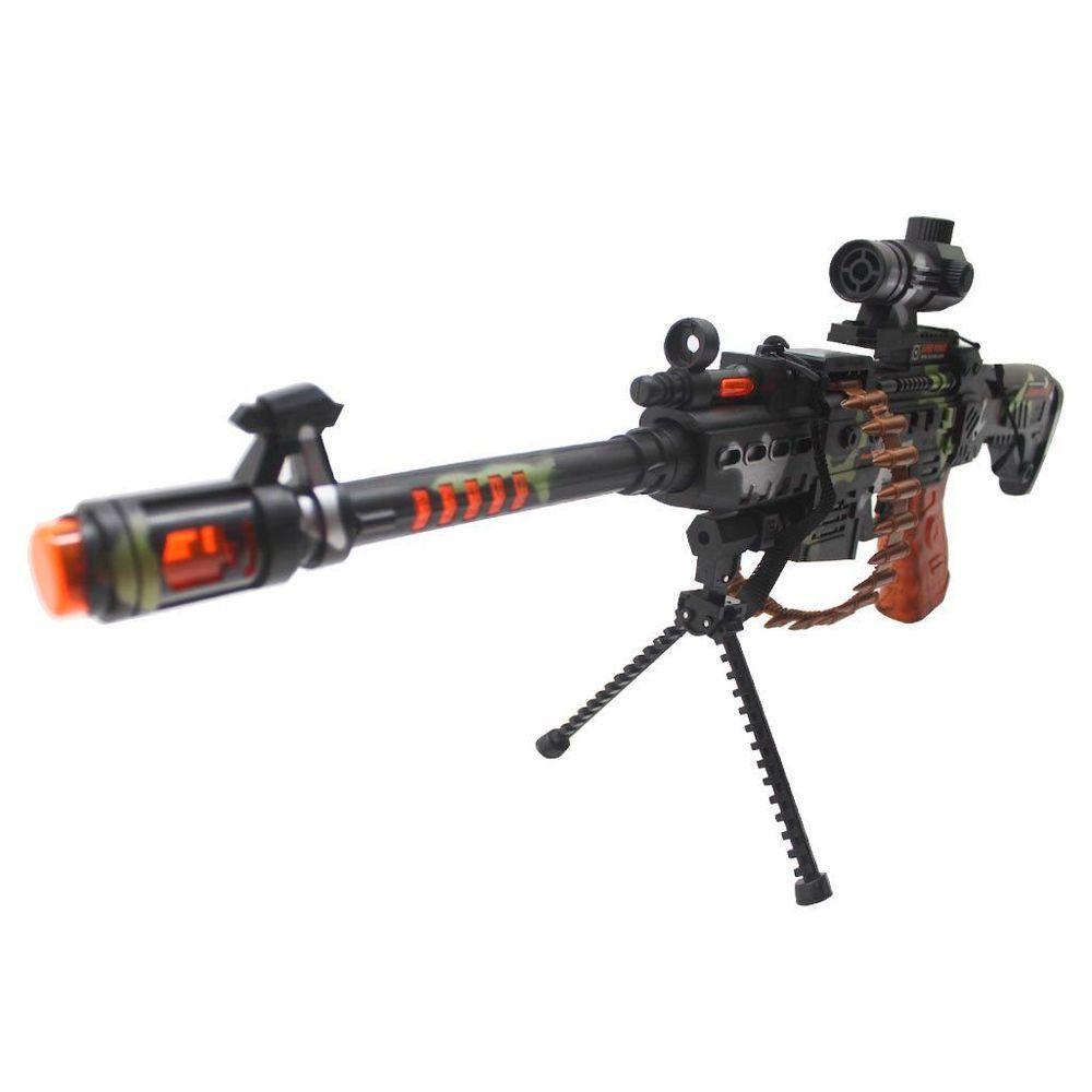 Miniatura Metralhadora Arma De Brinquedo Mira à Laser Com Som E Luz