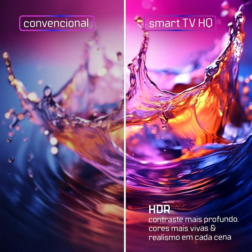 Smart Tv Hq 60 4k Tela Sem Bordas Design Slim Hqs60nkhm
