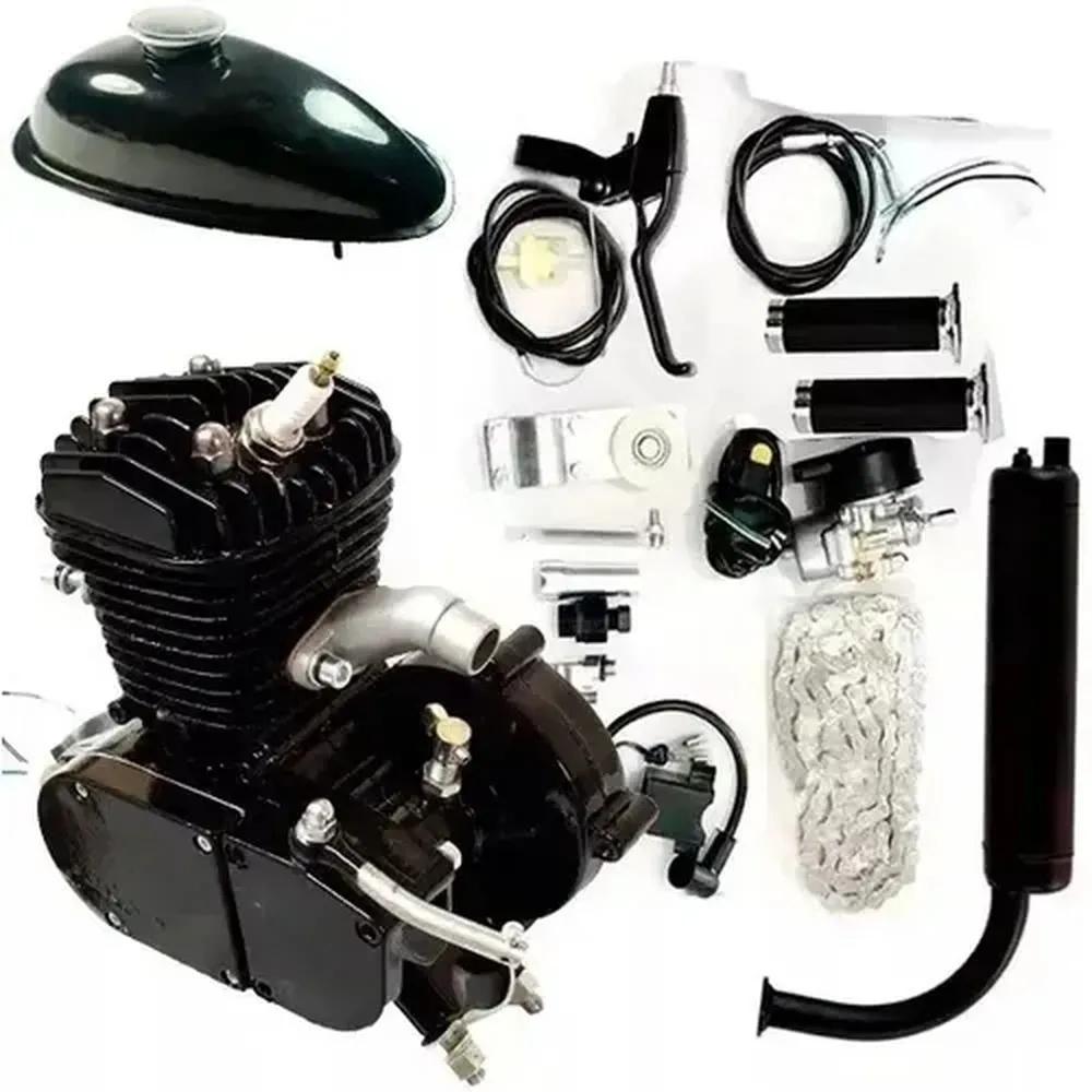 Miniatura Kit Motor Bicicleta Bike Motorizada Gasolina 80Cc 2T Potente