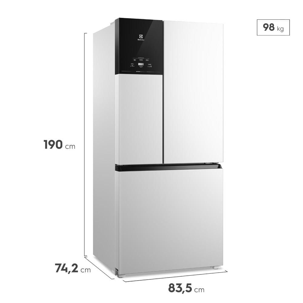 Geladeira Electrolux Inverter Frost Free 590L Multidoor Efficient Autosense Branco IM8 220V