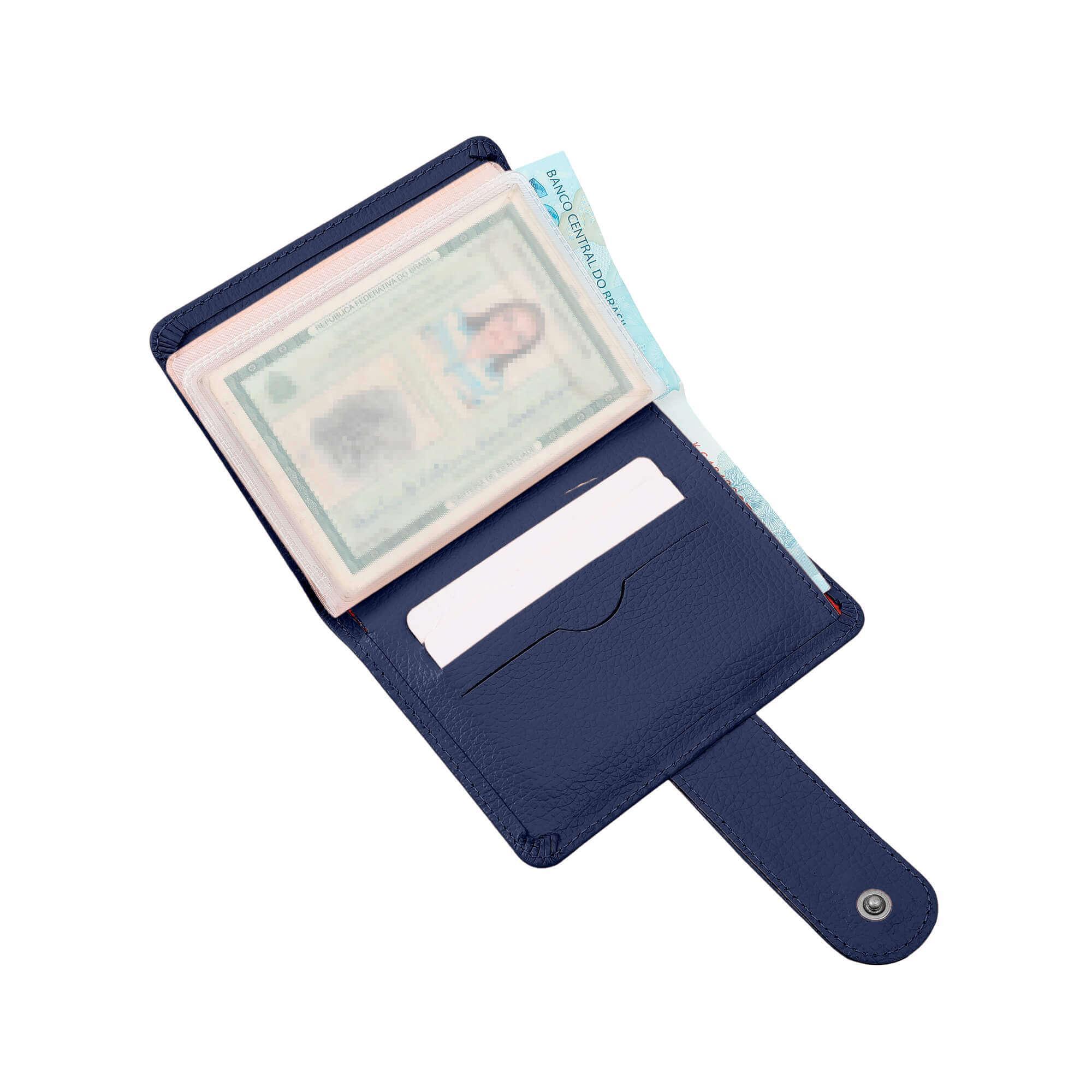 Miniatura Carteira Feminina Couro Legítimo Rfid Proteção Couro50 630