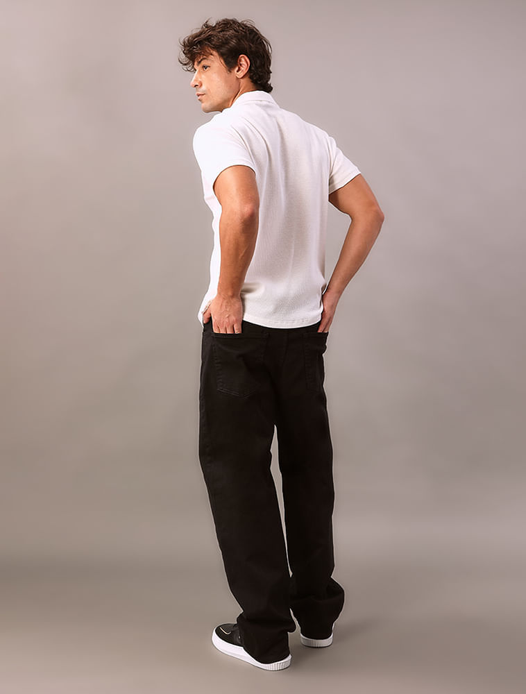 Miniatura Calça Color Baggy Infinite Black - Preto Calça Color Baggy Infinite Black Preto 36