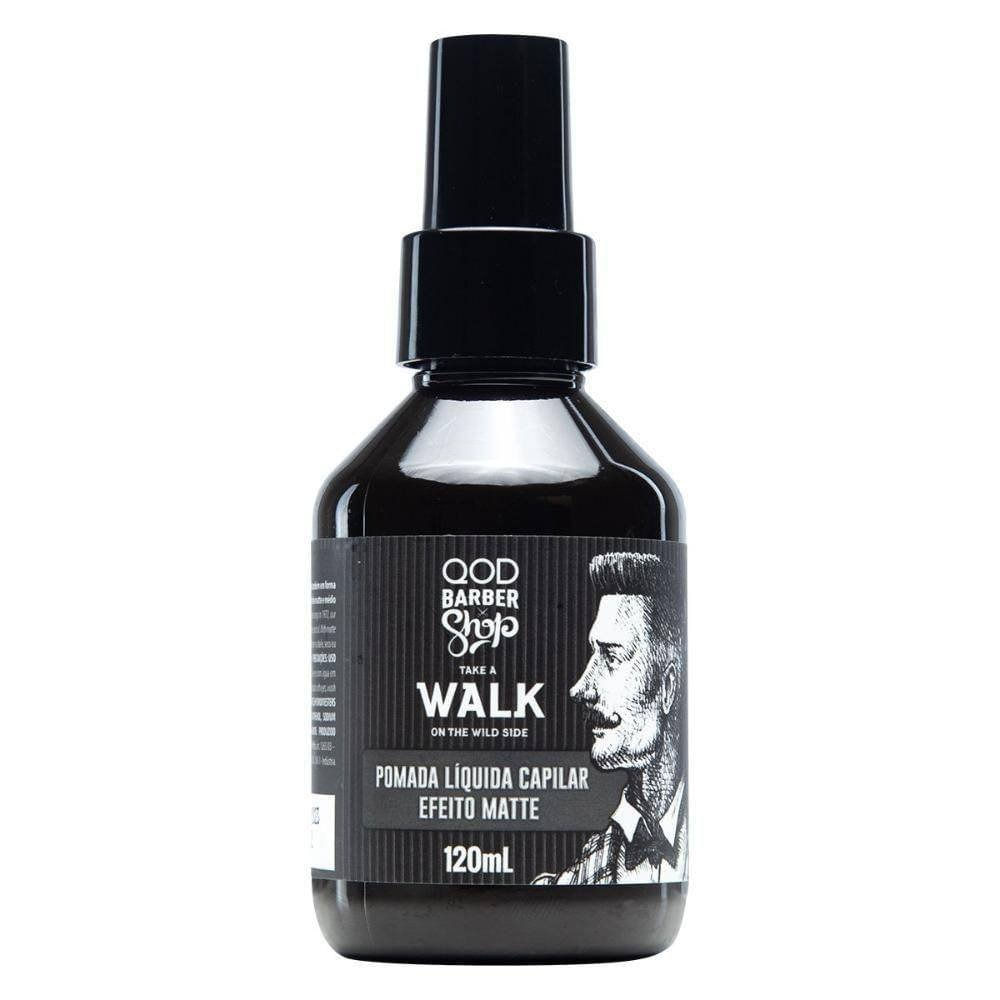 Miniatura Pomada Qod Barber Shop Walk Líquida 120ml