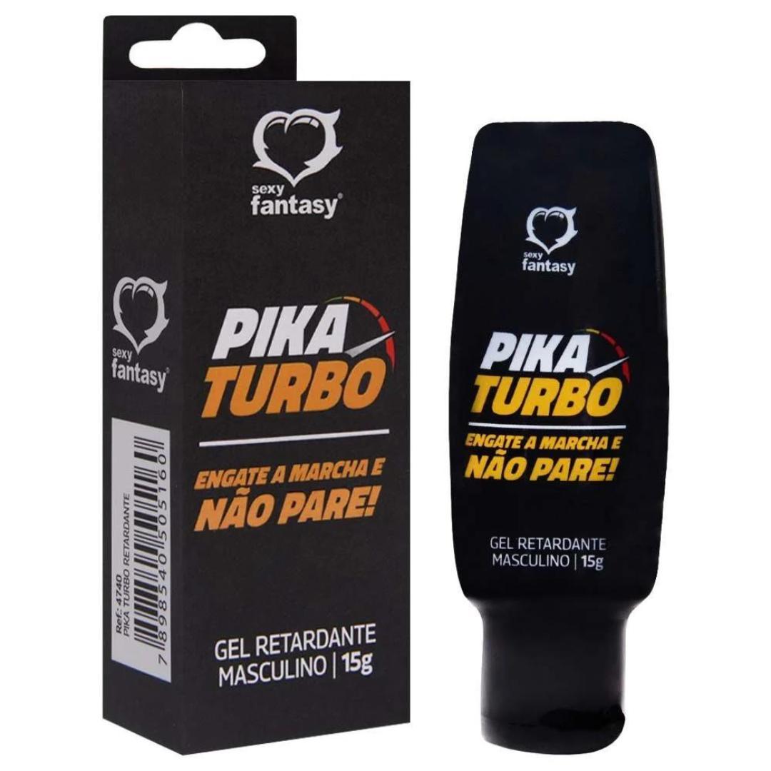 Miniatura Gel Retardante Masculino Pika Turbo Com 15G - Sexy Fantasy