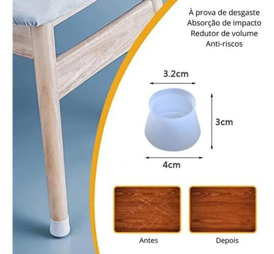 Miniatura Pezinho De Silicone Proteção Para Pé Dos Moveis Cadeira Mesa