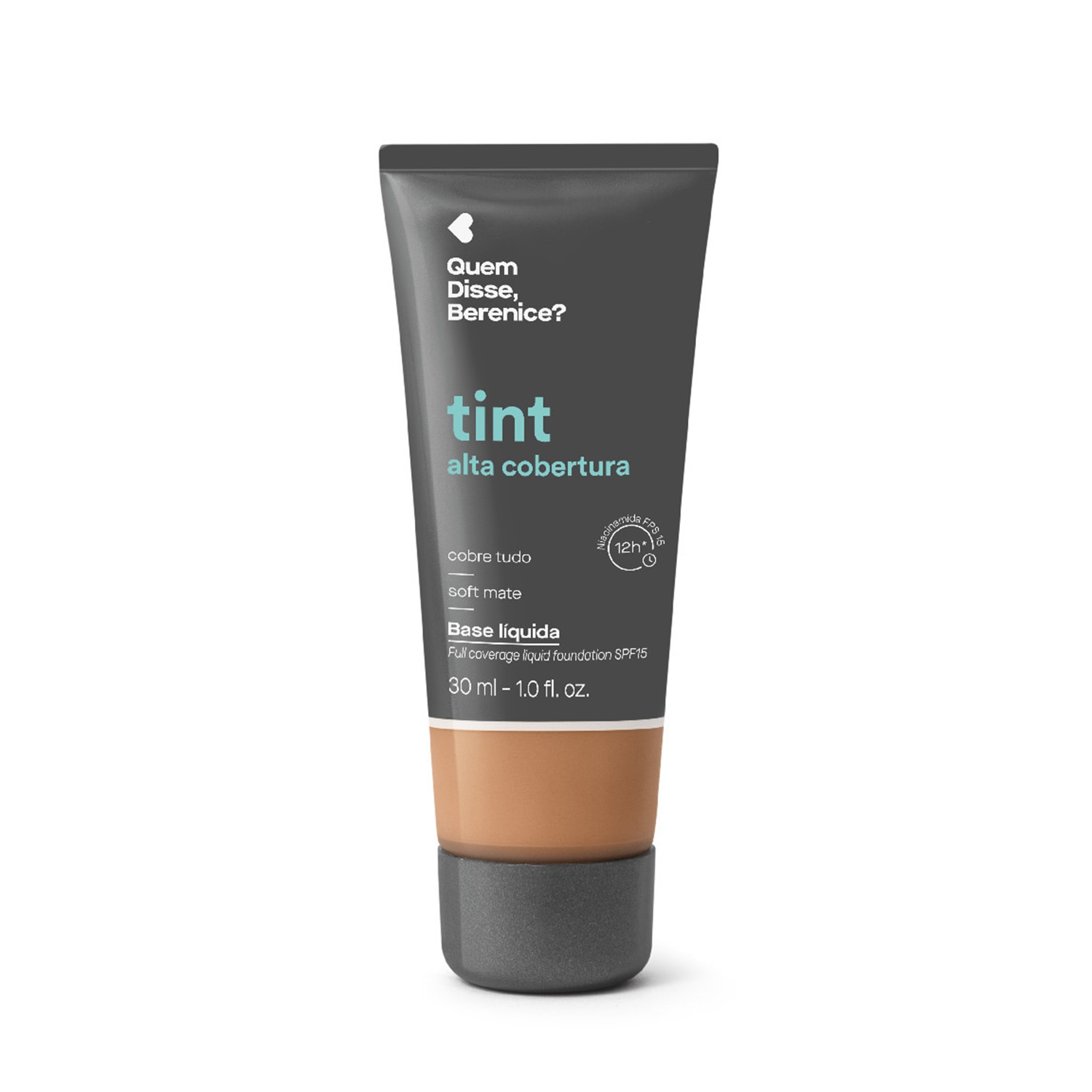 Miniatura Quem Disse, Berenice? Base Tint Alta Cobertura Cor 250Q 30ml