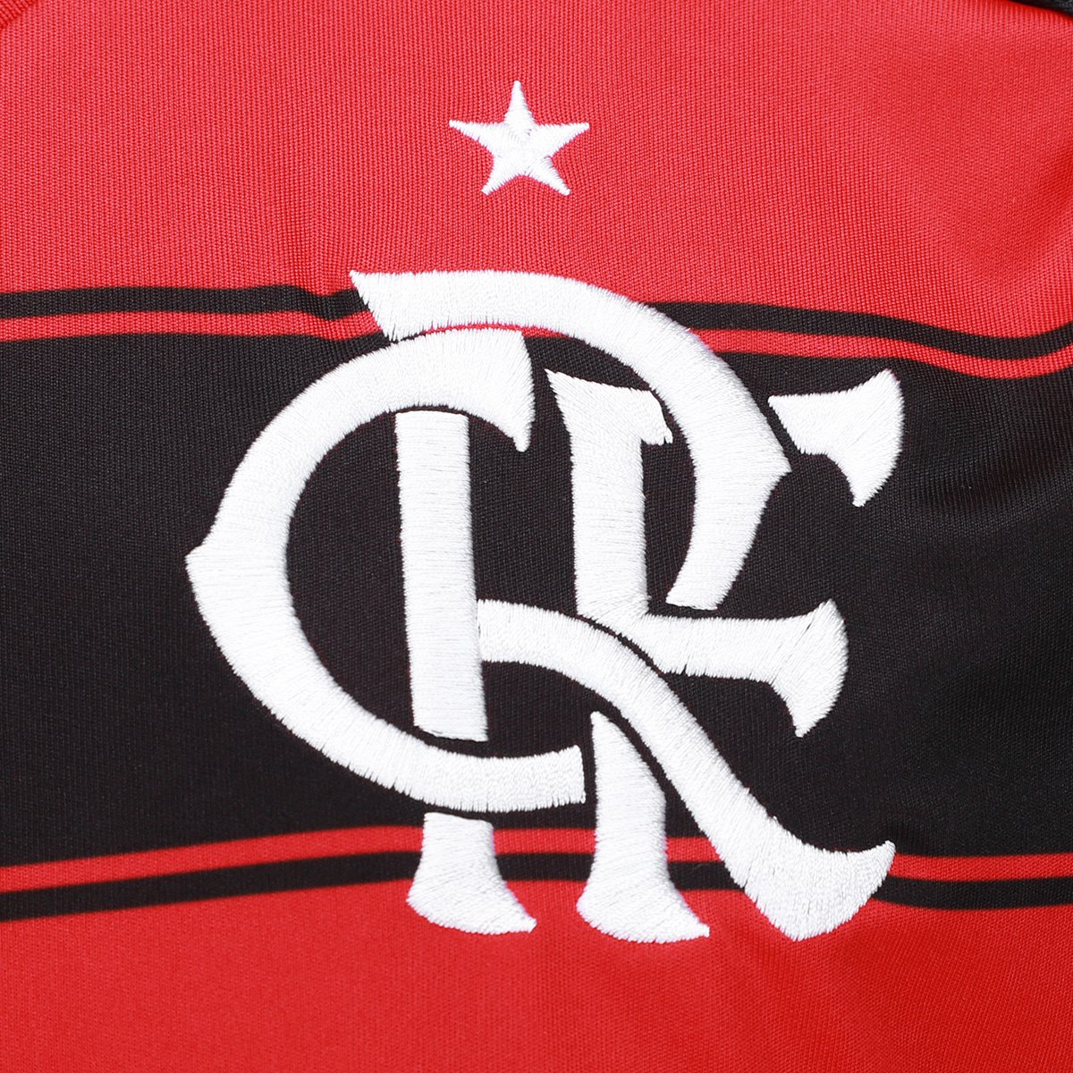 Miniatura Camisa Flamengo I 25/26 s/n Torcedor Adidas Masculina Preto - EGG