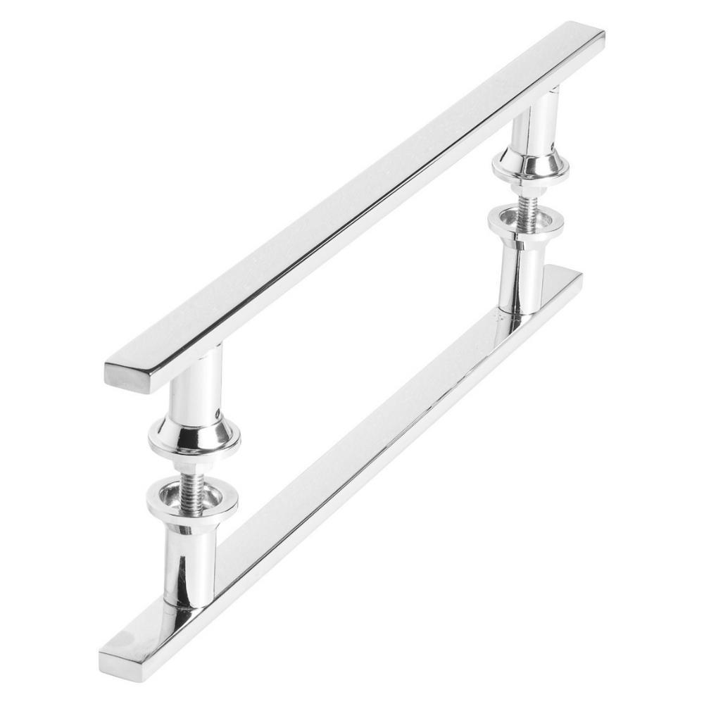 Puxador Inox Para Porta De Correr Vidro Madeira 20Cm M.S
