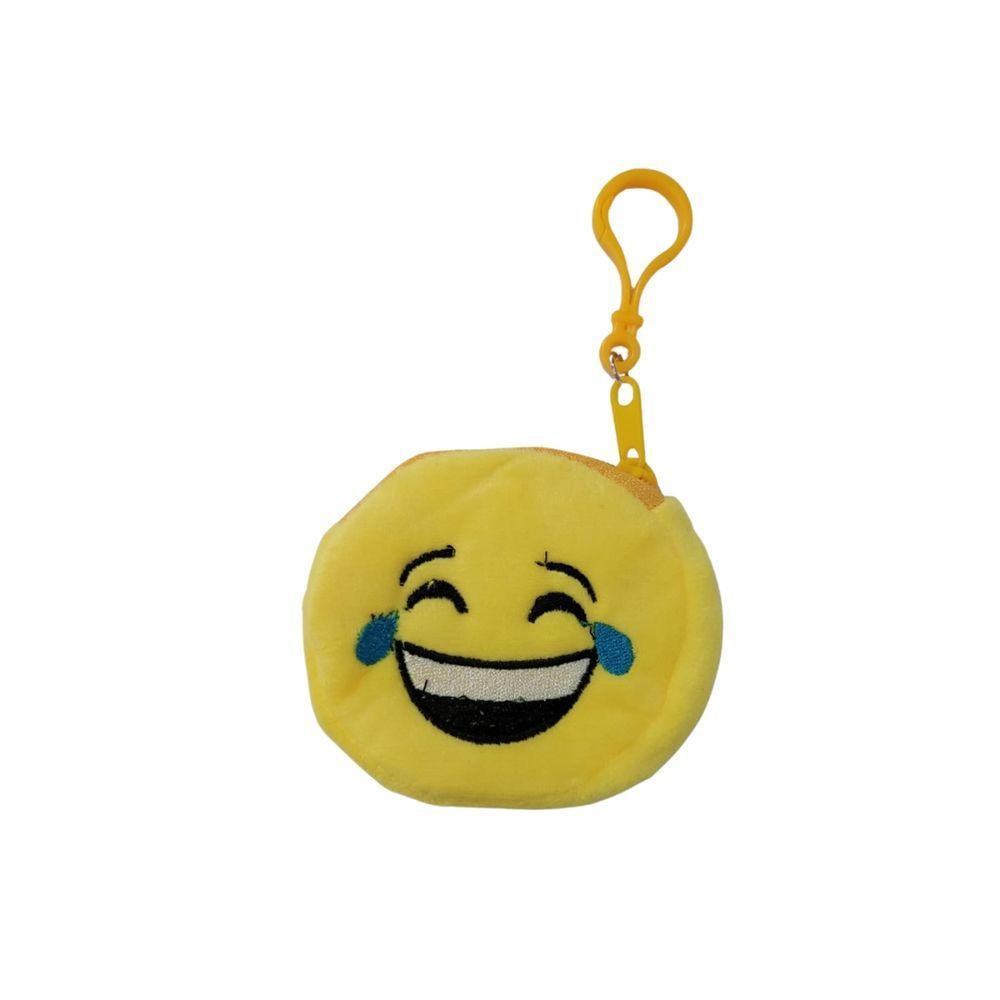 Miniatura Chaveiro Porta Moeda Emoji Divertido Risadas - Wellmix