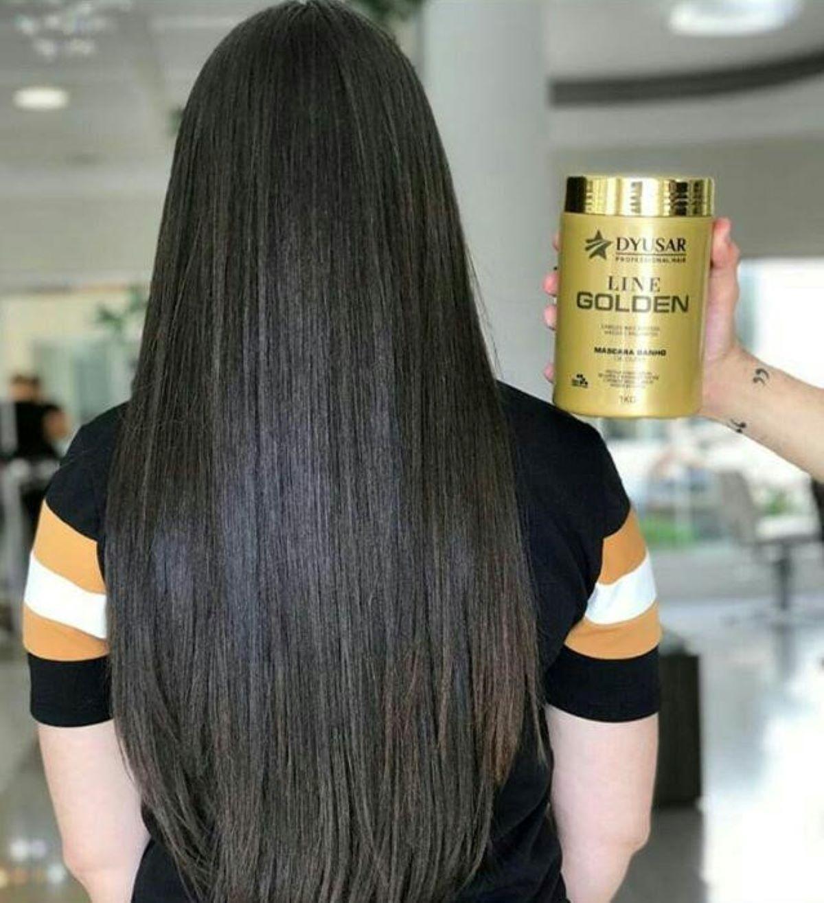 Miniatura Kit Máscara Matizadora Dyusar Line Golden - Nutrição E Rest.