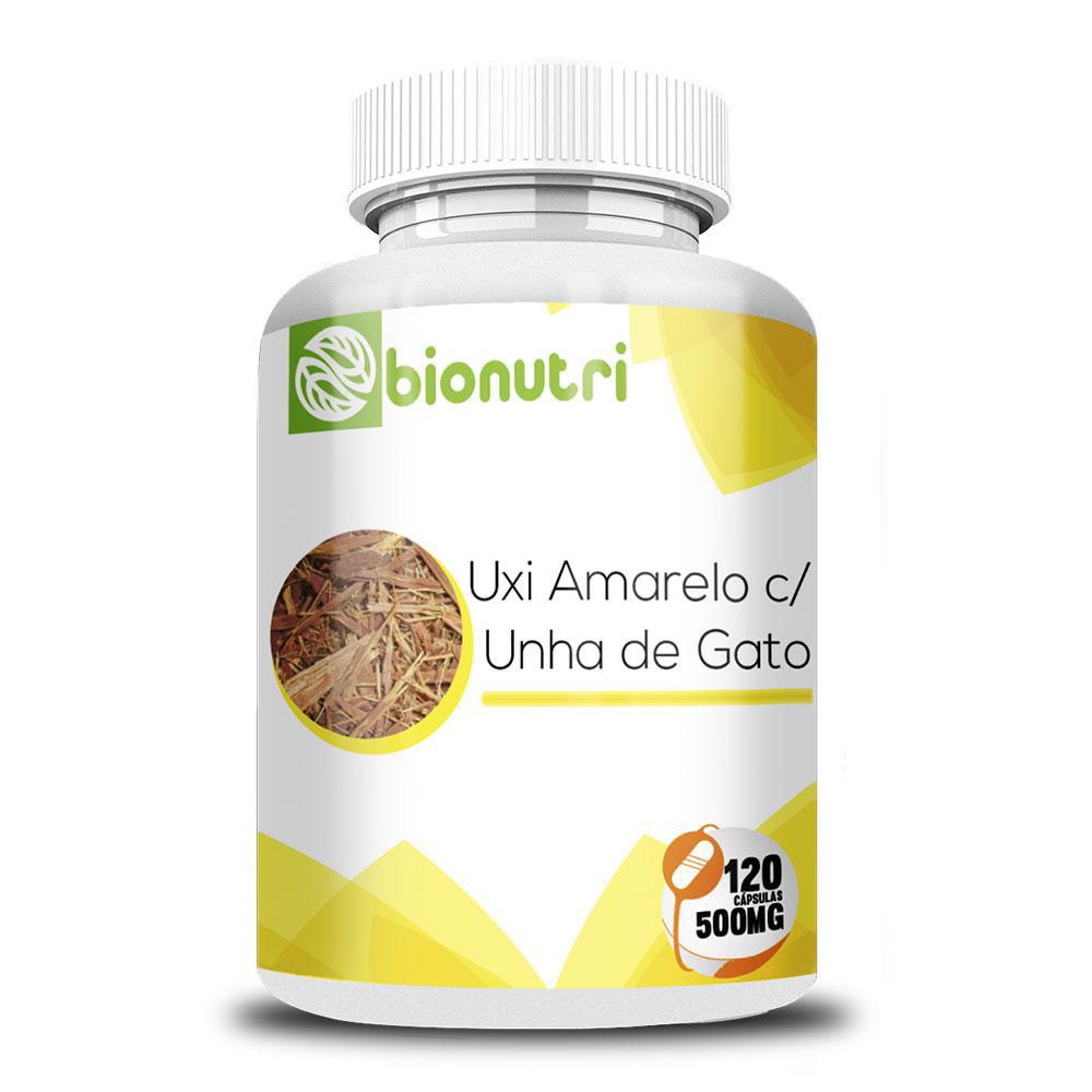 Miniatura Uxi Amarelo Com Unha De Gato 120 Cápsulas 500Mg - Bionutri