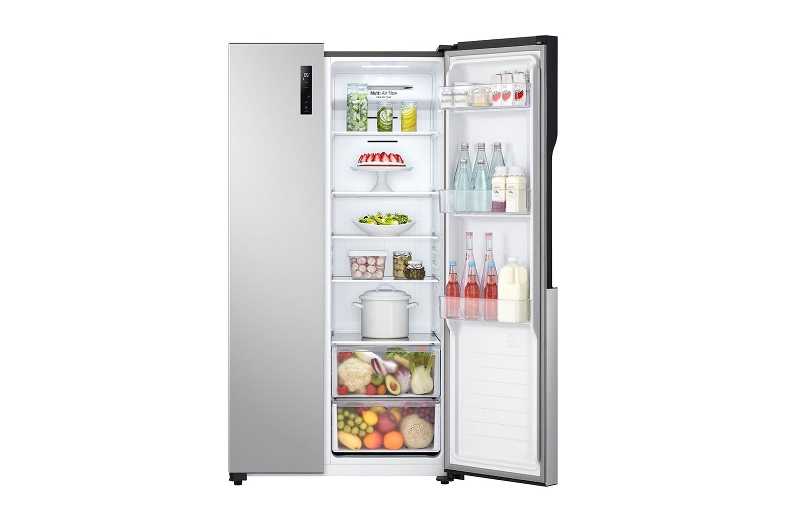 Geladeira LG Side by Side 519L – Compressor Inverter GC-B187PQAL – 110V