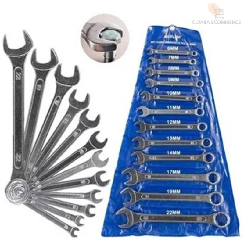 Miniatura Ferramenta Chave Boca Combinada 6 A 12Mm Otima