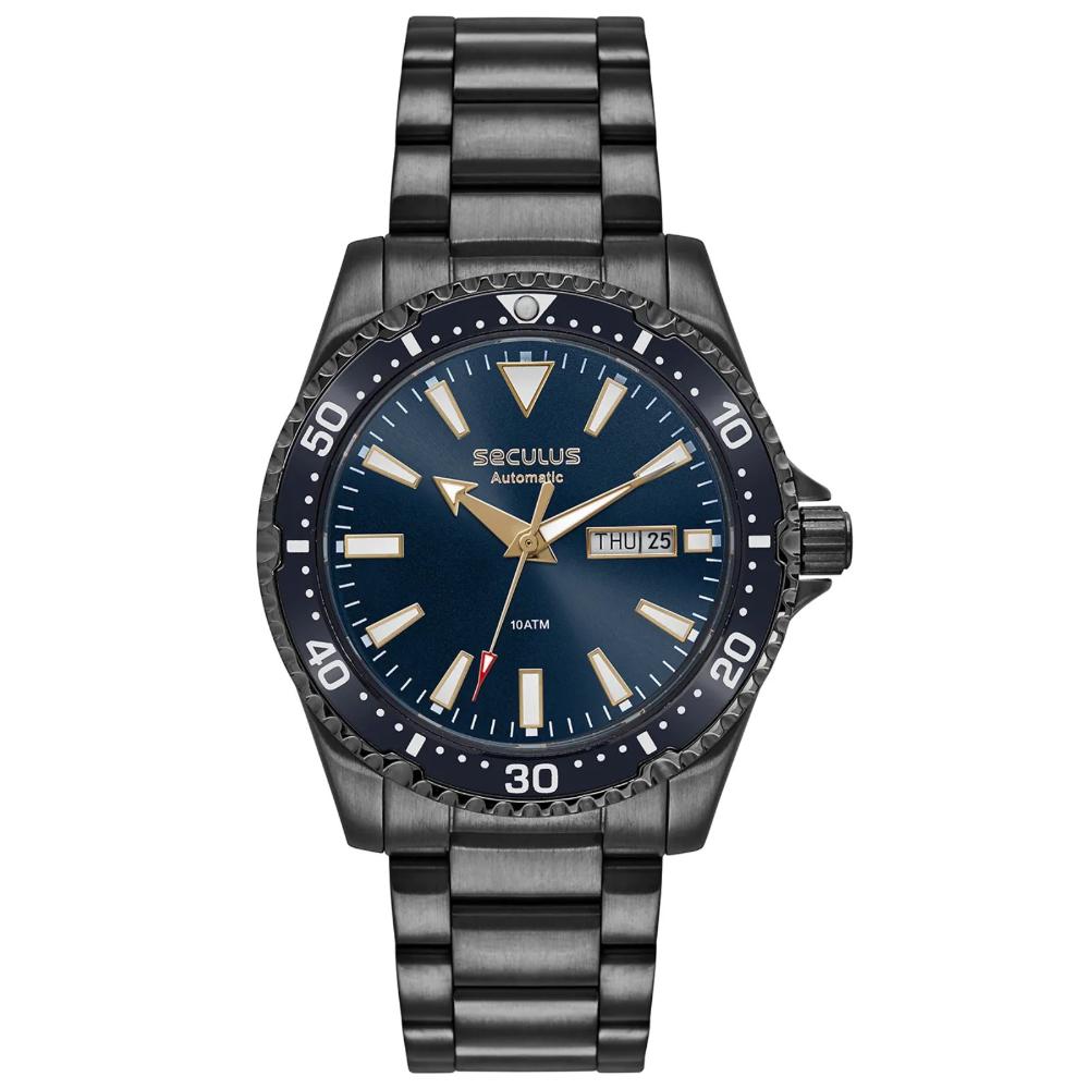 Miniatura Relógio Seculus Diver Automático 44237GPSVPA4 Preto