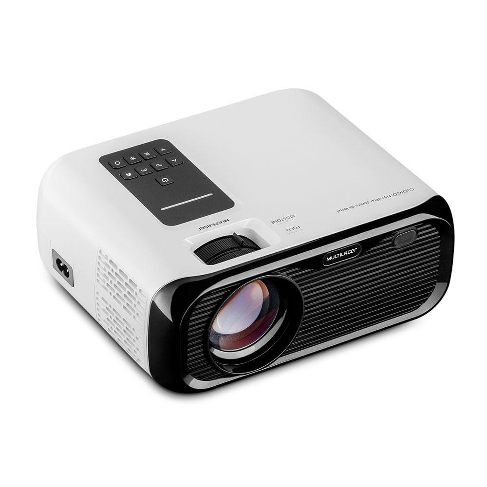 Miniatura Projetor Smart Screen Linux 2200 Lumens