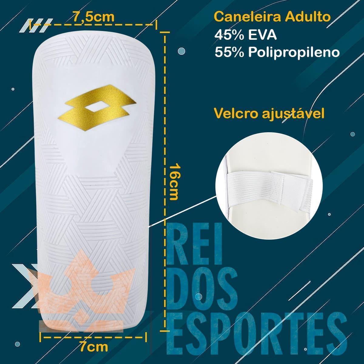 Miniatura Caneleira Lotto Branco Adulto Futebol  Resistente