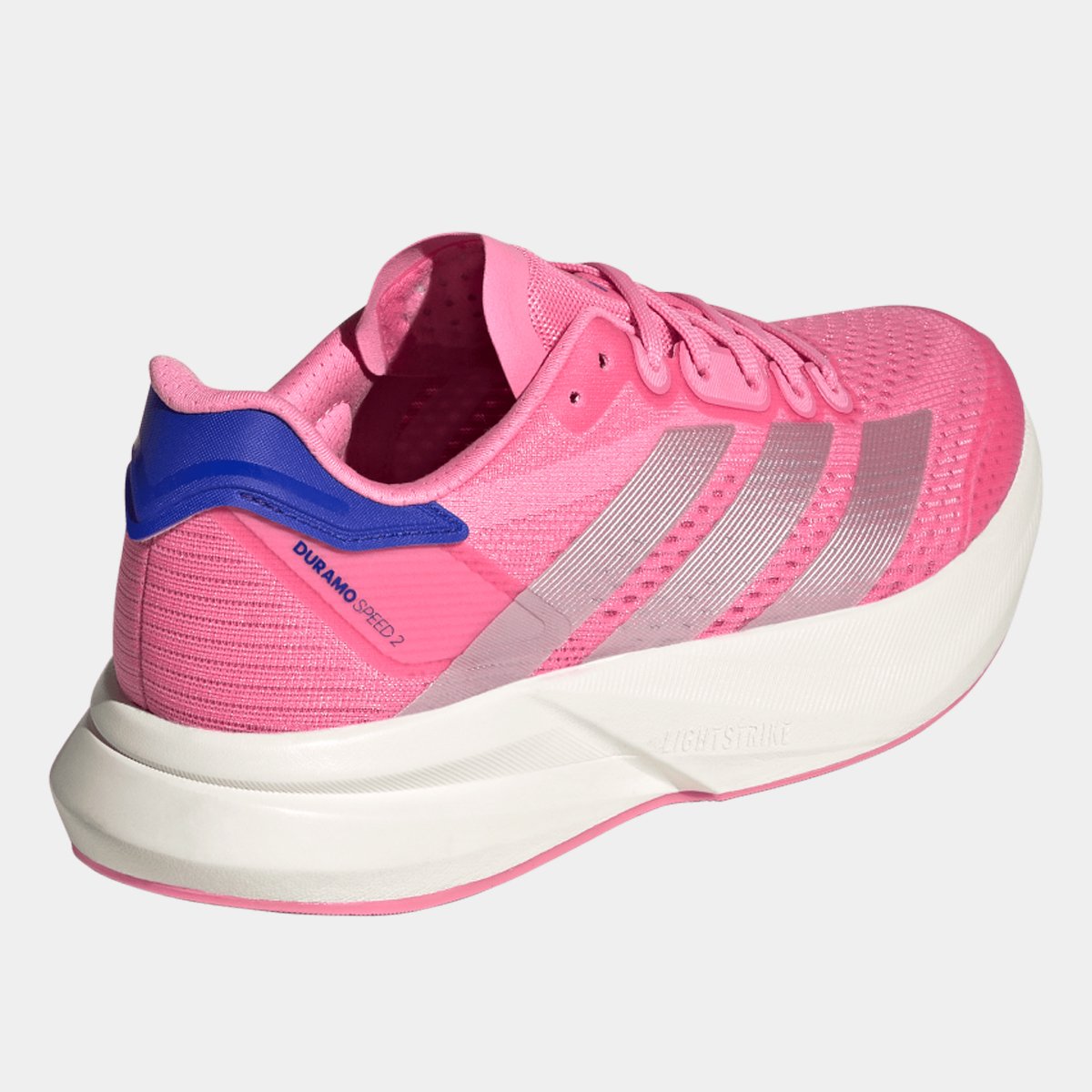 Miniatura Tênis Adidas Duramo Speed 2 Feminino Rosa+Branco - 34