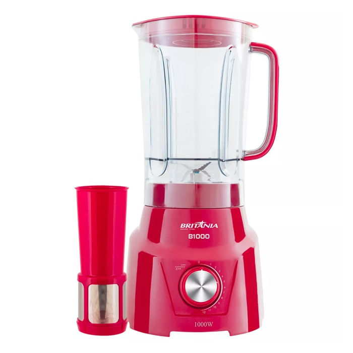 Miniatura Liquidificador Britânia Vermelho 1000W 127v