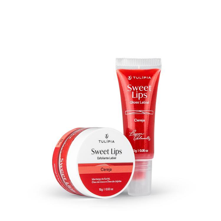 Miniatura Kit Sweet Lips Tulipia Gloss 10G + Esfoliante Cereja 15G