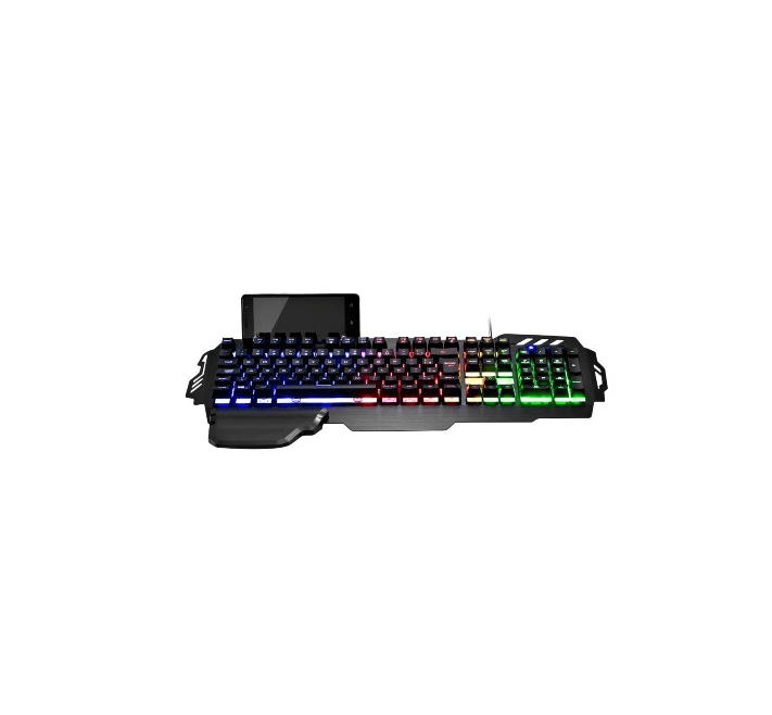 Miniatura Teclado Gamer Profissional Em Metal Warrior Multilaser