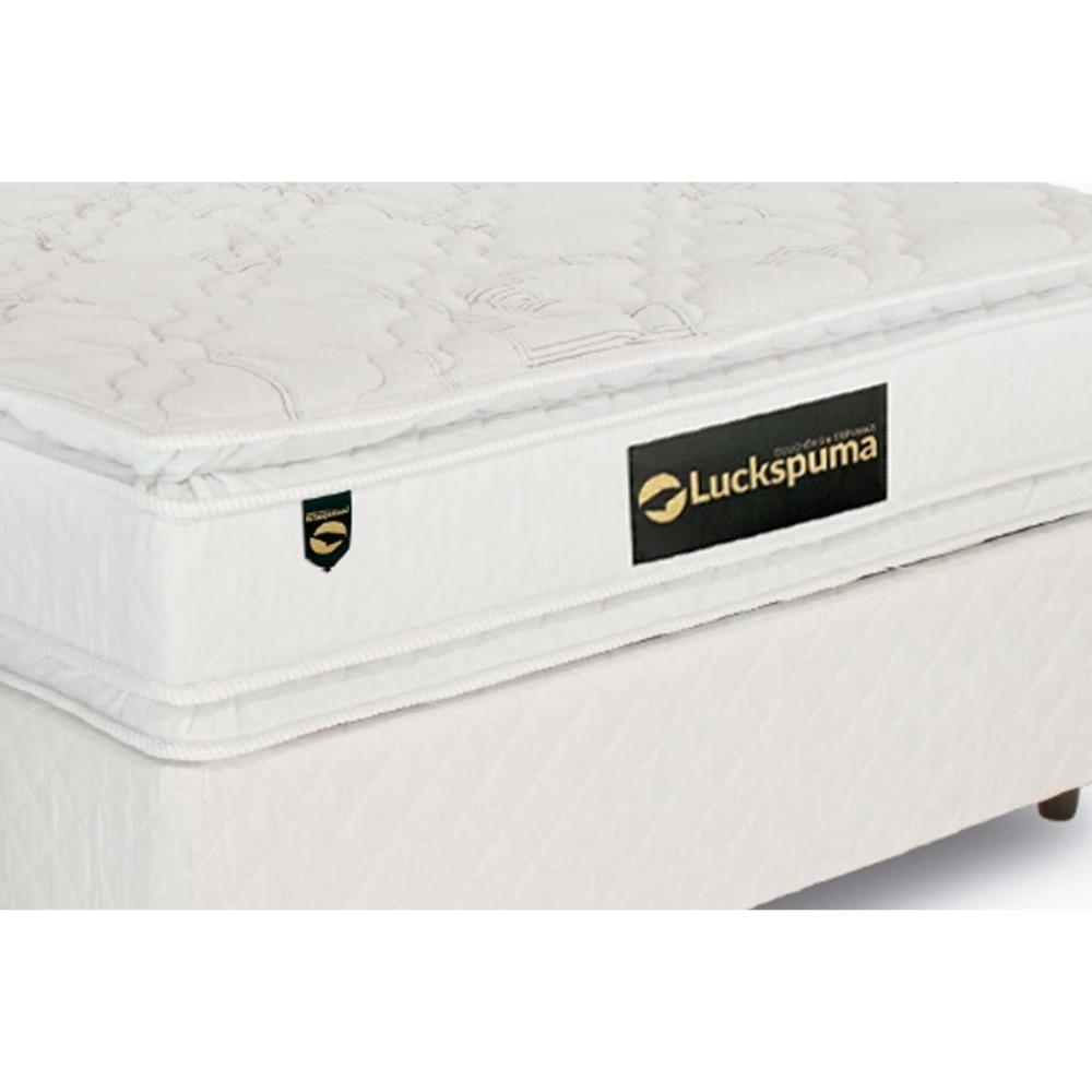 Miniatura Colchão Casal Molas Ensacadas Satisfaction Plus Pillow Top White (138x188x30) Luckspuma