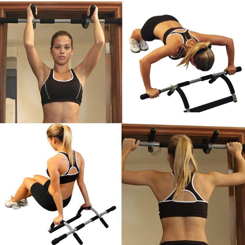 Miniatura Barra Fixa Paralela De Porta Exercícios Academia Musculação