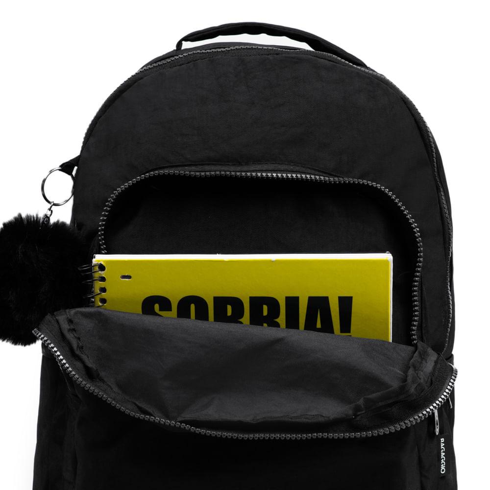 Mochila Feminina Pop Fun Preta Preto