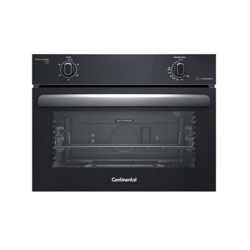 Miniatura Forno Embutir Gás Continental 50L Com Toplimpafácil (Oc4Gm)