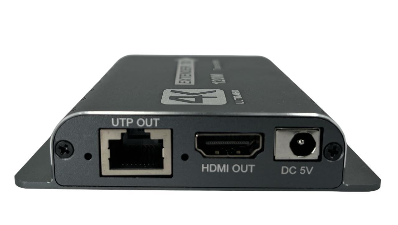 Extensor Hdmi 4K 120 Metros Com Infravermelho Cat6/6E Rj45