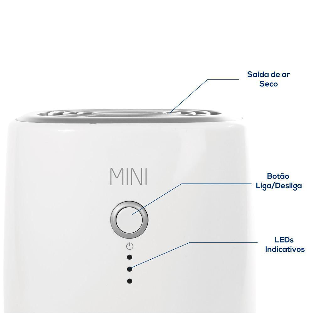 Miniatura Desumidificador Ar Compact Desidrat Mini Thermomatic Bivolt bivolt
