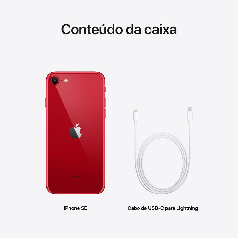 Apple iPhone SE (3ª geração) 64GB - (PRODUCT)RED