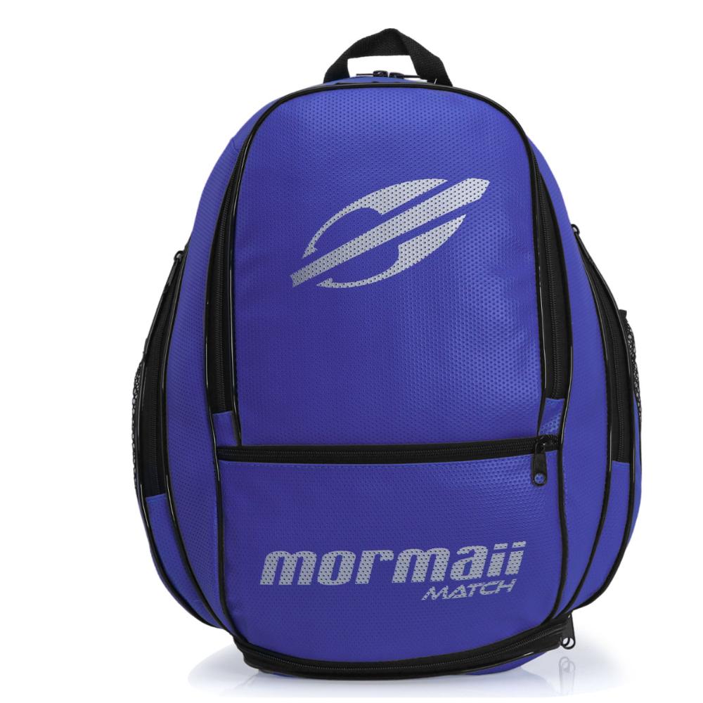 Miniatura Mochila Mormaii Match Beach Tennis Azul e Cinza