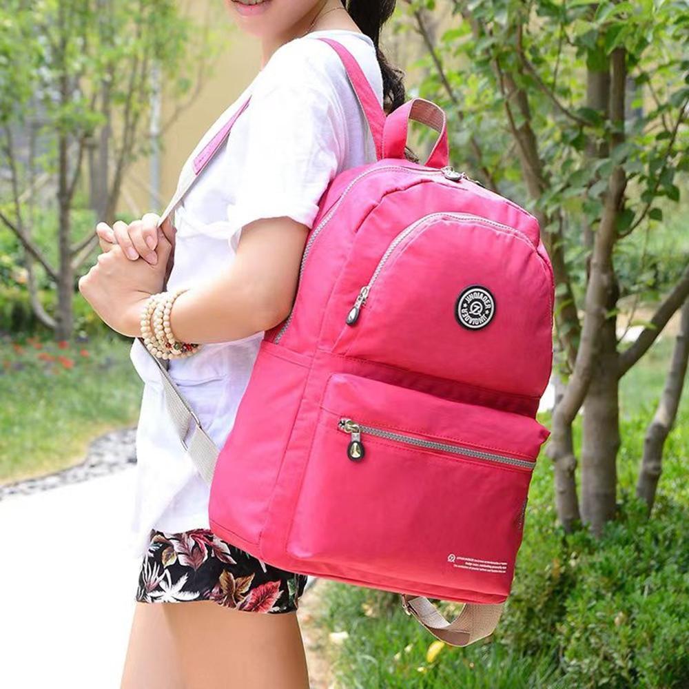 Mochila Nylon Feminina Escolar Universitária Trabalho