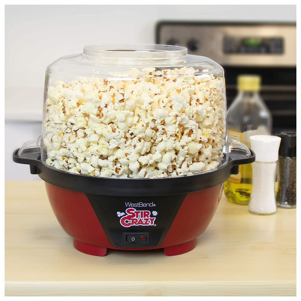 Miniatura Pipoqueira Elétrica West Bend Capacidade 6 Litros por Vez, 110V Vermelha