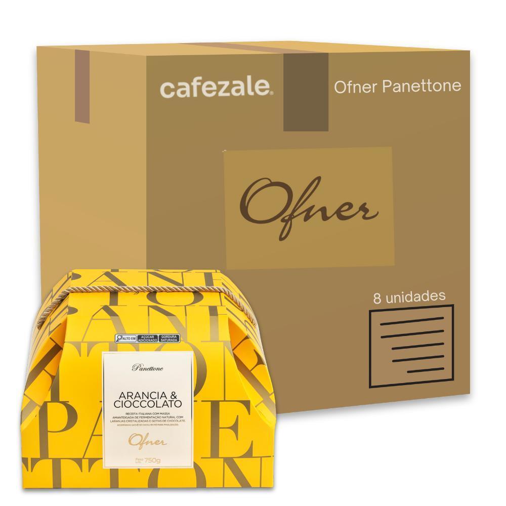 Miniatura Panettone Ofner Arancia E Cioccolato Kit 8 Unidades 750G
