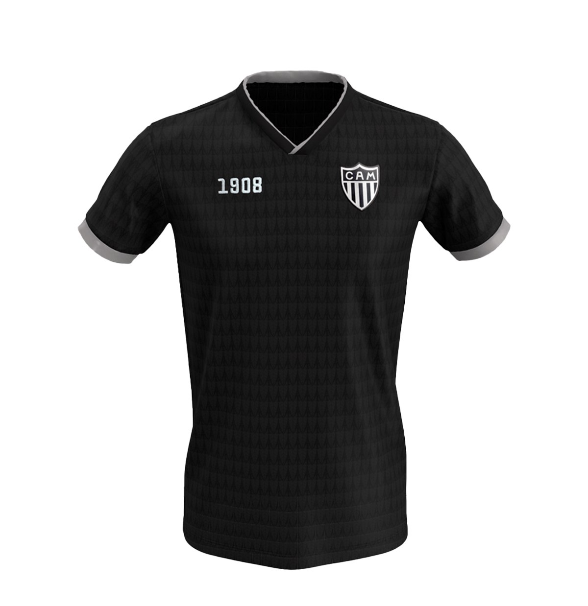 Miniatura Camisa Infantil Escudo Retrô Atlético Mineiro 1908 10
