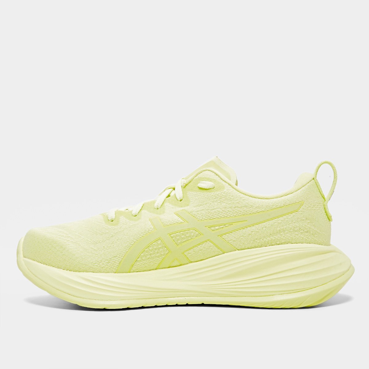 Miniatura Tênis Asics Gel Cumulus 27 Lite Show Feminino Prata+Amarelo - 34