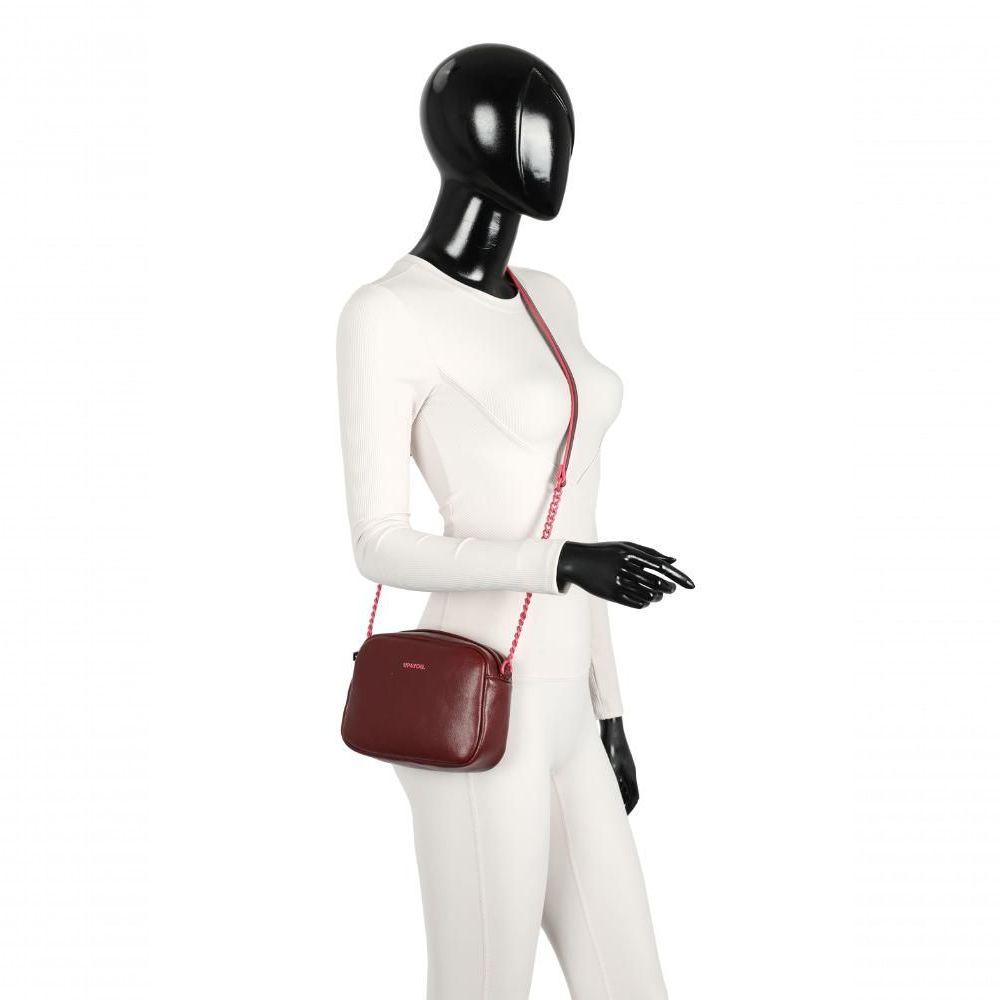 Bolsa Sintetica Transversal Up4you Bordo - Unico Vermelho